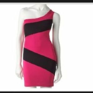 Lily Rose one shoulder cocktail dress-Size M EUC